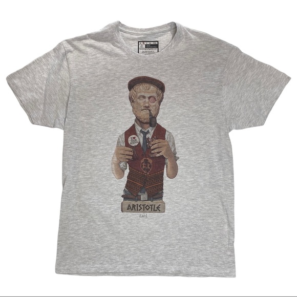 Wise Reinvented Aristotle novelty tee! 📜 - Picture 1 of 3
